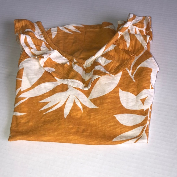 Old Navy Girls Gold Flow Top - Picture 8 of 8